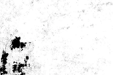 Grain monochrome pattern of the old worn surface design. Distress Overlay T.. Stock Illustration