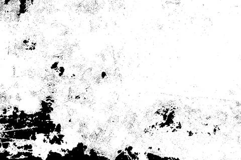 Grain monochrome pattern of the old worn surface design. Distress Overlay T.. Stock Illustration