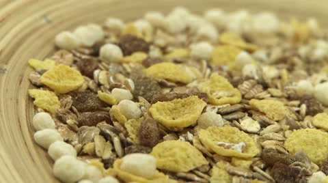 Grain muesli 1 Stock-Footage 23291185