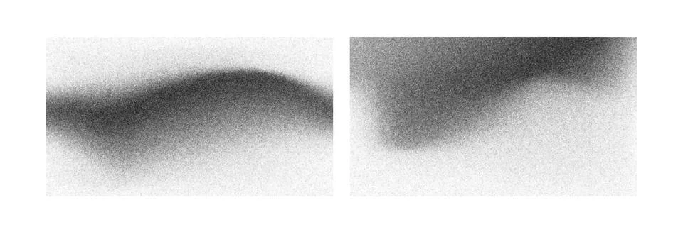 Grain noise pattern background. Black dot gradient Illustrazione stock