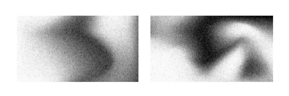 Grain noise pattern background. Black dot gradient Illustrazione stock