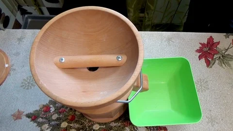 Grain is poured into the mill Stock Footage 103194312