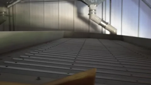 Grain processing factory processing soybeans Stock Footage 274582926