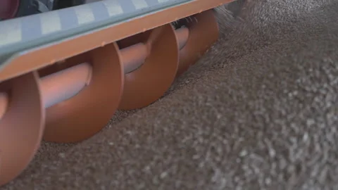 Grain processing at the granary Stock Footage 241967162