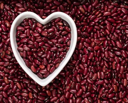 Grain of Red Bean Seeds Background and Texture Stock Photos