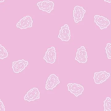 Grain rice line seamless pattern Illustrazione stock