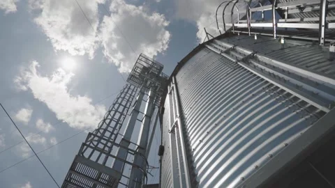 Grain silo Stock Footage 240028235