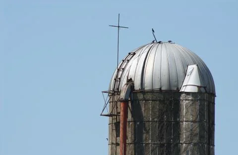 Grain silo Stock Photos