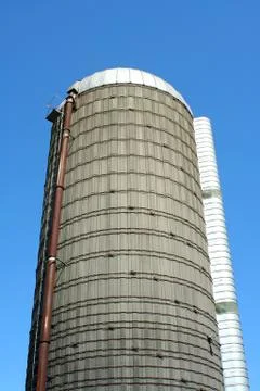 Grain silo Stock Photos