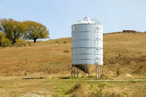 Grain Silo Stock Photos