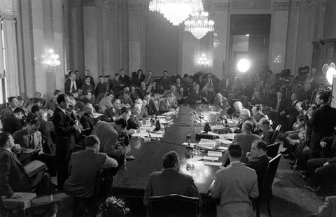 Grain Speculation Hearing, Washington, District of Columbia, USA Stock Photos