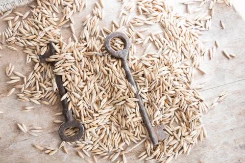 Grain storage Stock Photos