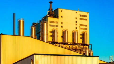 Grain storage Stock Photos