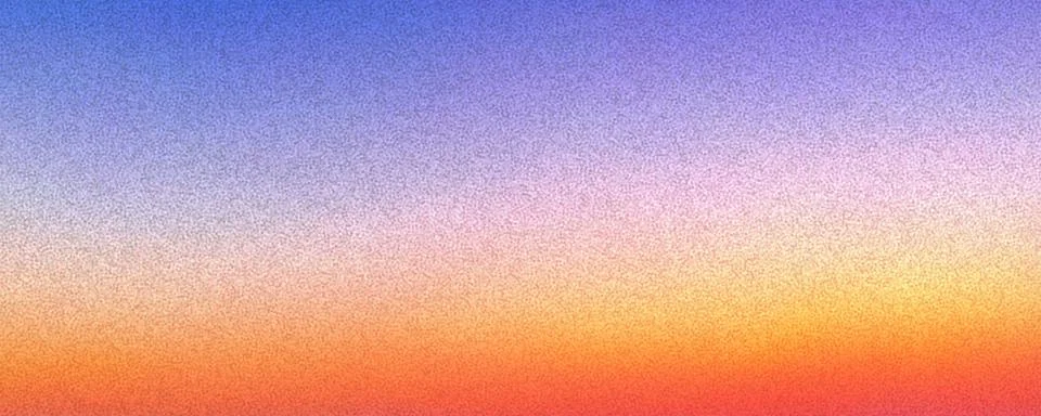 Grain sunset noise gradient background with mesh blend. Gritty vibrant blurre Stock Illustration