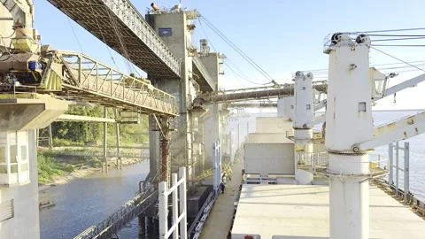 Grain terminal 2 Stock Footage 327986872