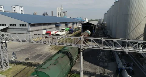 Grain terminal 5 Stock Footage 106615944