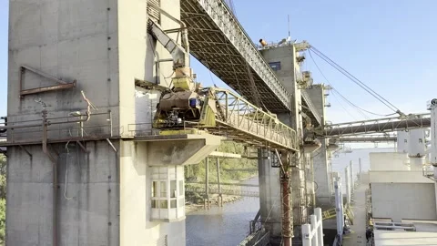 Grain terminal Stock Footage 327986919