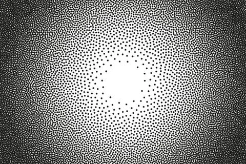 Grain texture. Dot point effect. Mezzotint sketch gradient printed grainy effect Stock-Illustration