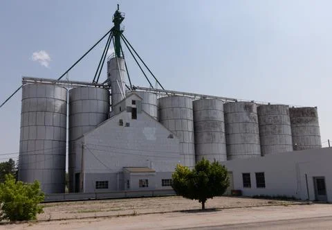 Grain Towers Stock Photos