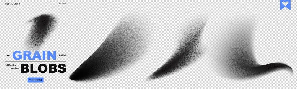 Grain Transparent Spray Pattern Brush - Abstract Dot Noise Background with Wave Stock Illustration