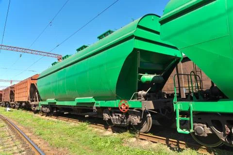 Grain transportation Stock Photos