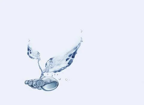 Grain of Water Stock Illustration