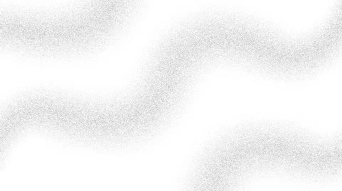 Grain waves background. Black stipple curve lines. Abstract wavy noise dotted Stock Illustration