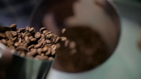 Grains are falling Stock Footage 75910476