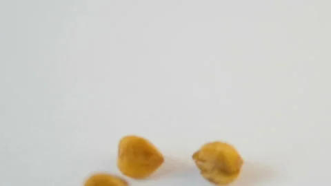 Grains of buckwheat, macro Stock Footage 88990231