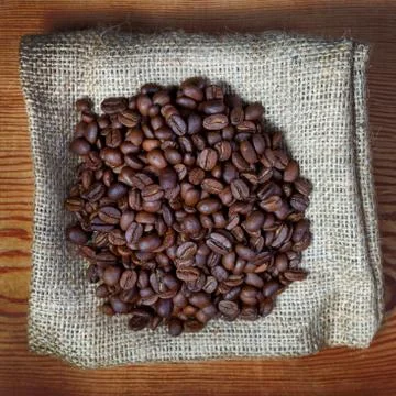 Grains of coffee Stock Photos