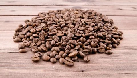 Grains of coffee Stock Photos