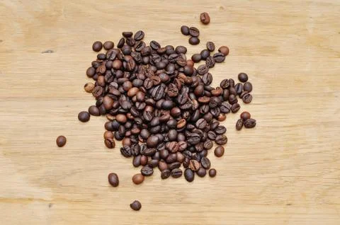 Grains of coffee Stock Photos