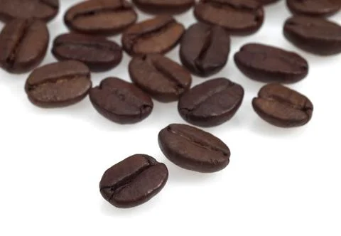 GRAINS DE CAFE Stock Photos
