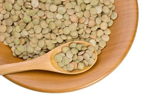 Grains of lentils Stock Photos