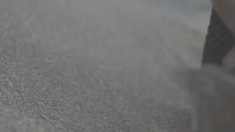 Grains Loading in a sack Video stock 112398879