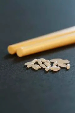 Grains of rice Stock Photos