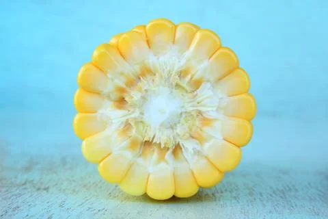 Grains of ripe corn Stock Photos