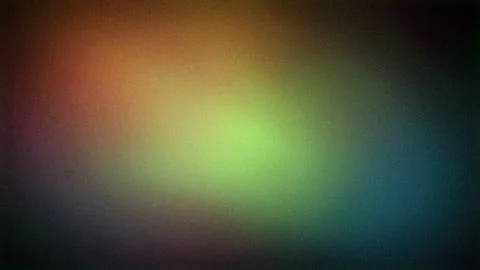 A grainy 4K gradient blending warm and cool colors, including green, orange.. Stock-Illustration