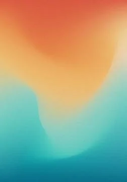 Grainy abstract texture for background or element decoration. Orange turquois Stock Illustration