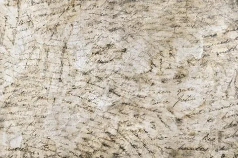 Grainy and gritty background texture made of english words 写真素材