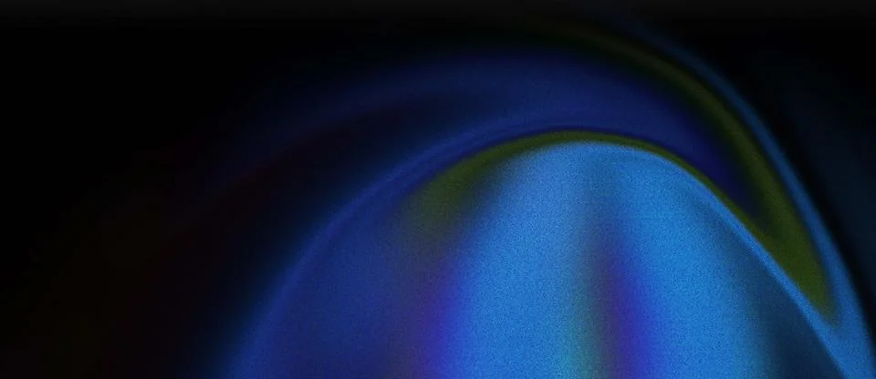 Grainy Blue Abstract Gradient Background 库存插图