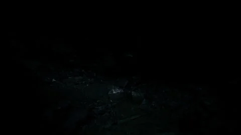 Grainy dark surface with gentle shiny spots creates cinematic atmosphere Stock Footage 341597268