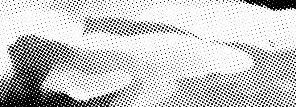Grainy dotted distorted halftone texture. Messy pixel grain bitmap background Illustrazione stock