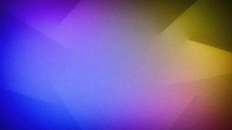 Grainy geometric gradient featuring bright purple, blue, yellow, and pink h.. Illustration