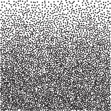 Grainy gradient background in black and white. Vector illustration. Illustrazione stock
