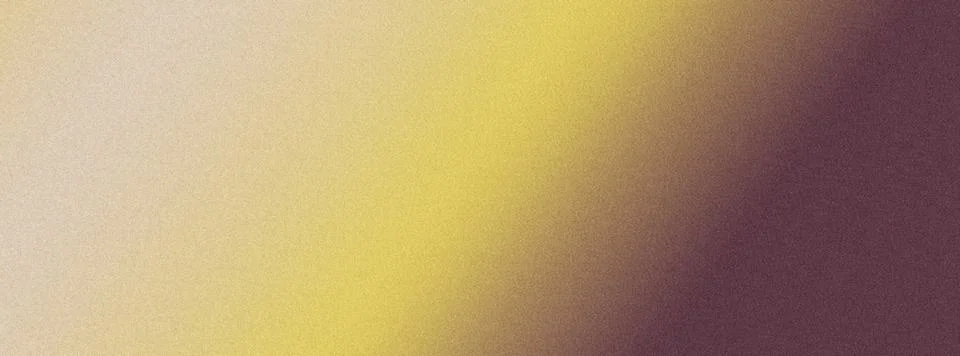 Grainy gradient background in soft beige, golden yellow, and deep purple Stock Illustration