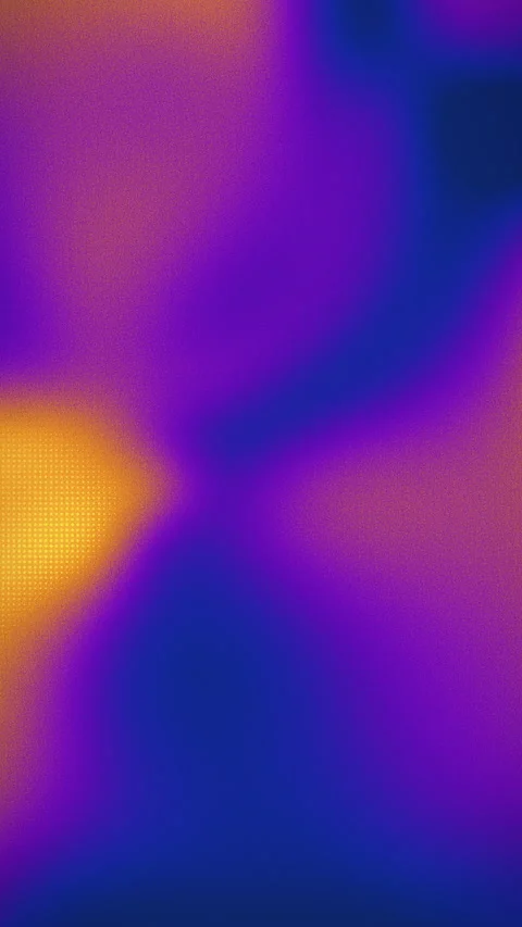 Grainy Gradient Halftone Background Loop in Sunset Orange and Violet Stock Footage 347238375