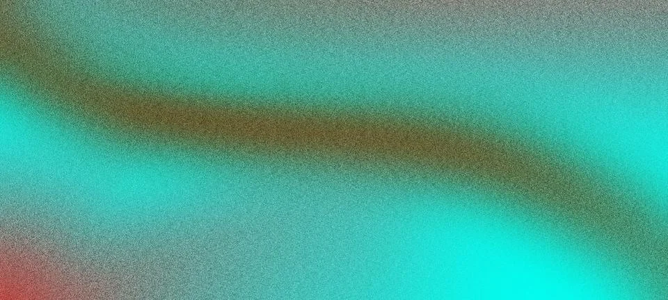 Grainy gradient texture with teal, brown, and red colors Stock Illustration