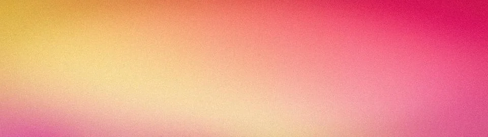 Grainy gradient wide background with yellow gold peach and pink colors abst.. Stock Illustration
