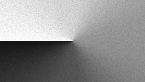 Grainy Gray Wall Corner with Horizontal Shelf Vector Background Stock Illustration